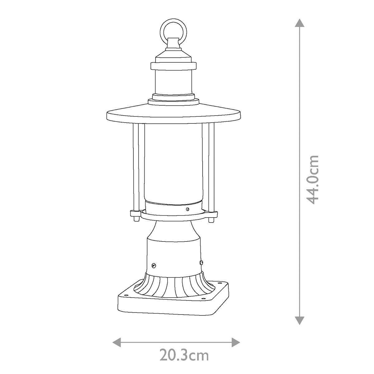 Riverwood Kültéri 20cm Cink Állólámpa