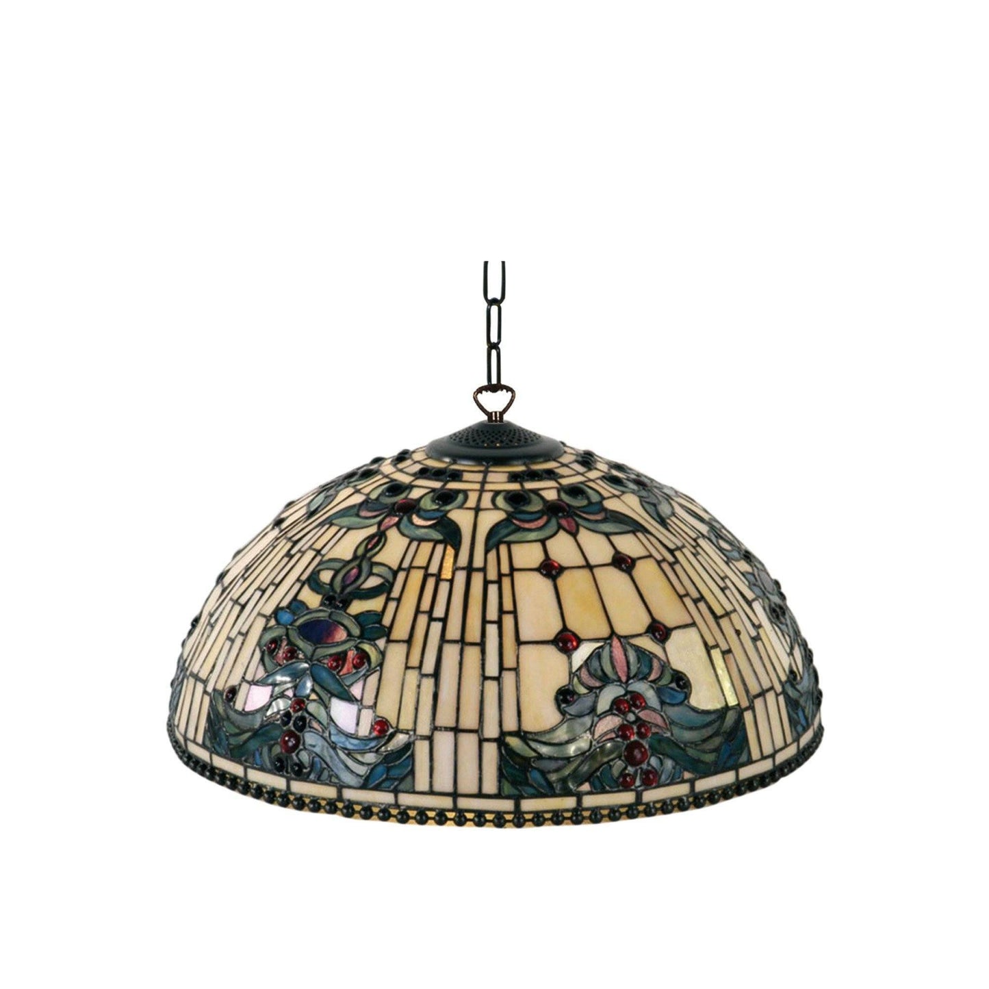 Regency Tiffany Mennyezeti Függő Lámpa, 3 égős