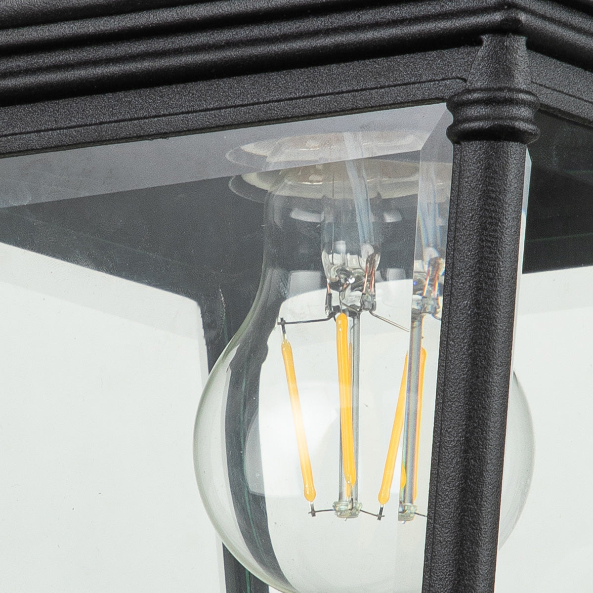 Bayview Fekete Kültéri Fali Lantern Lámpa