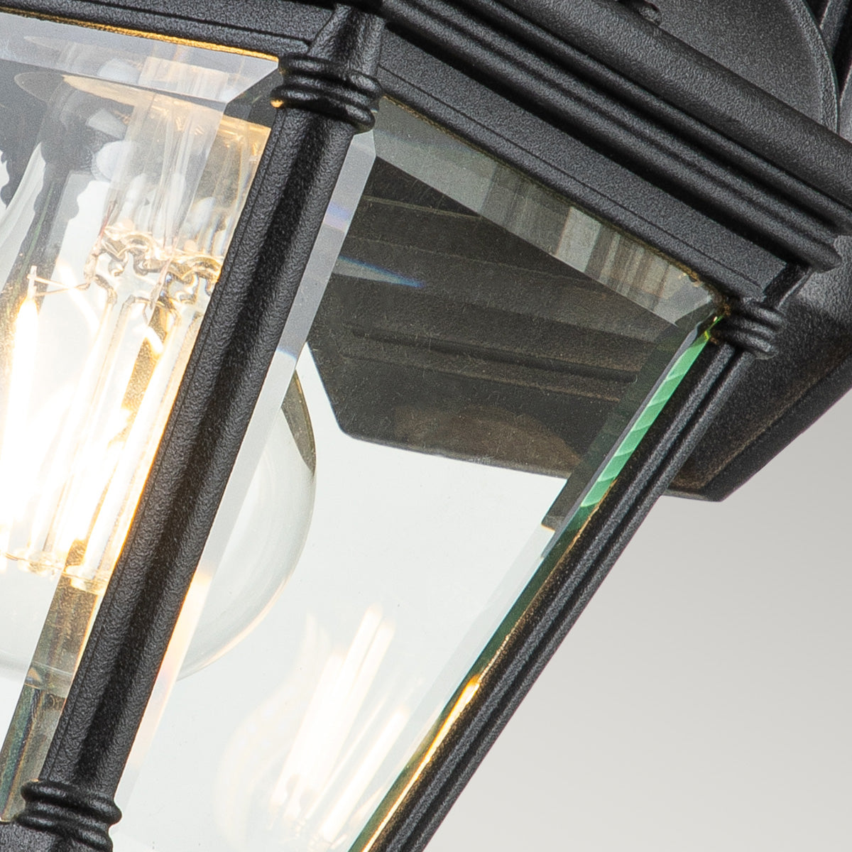 Bayview Kicsi Fekete Lantern Fali Lámpa