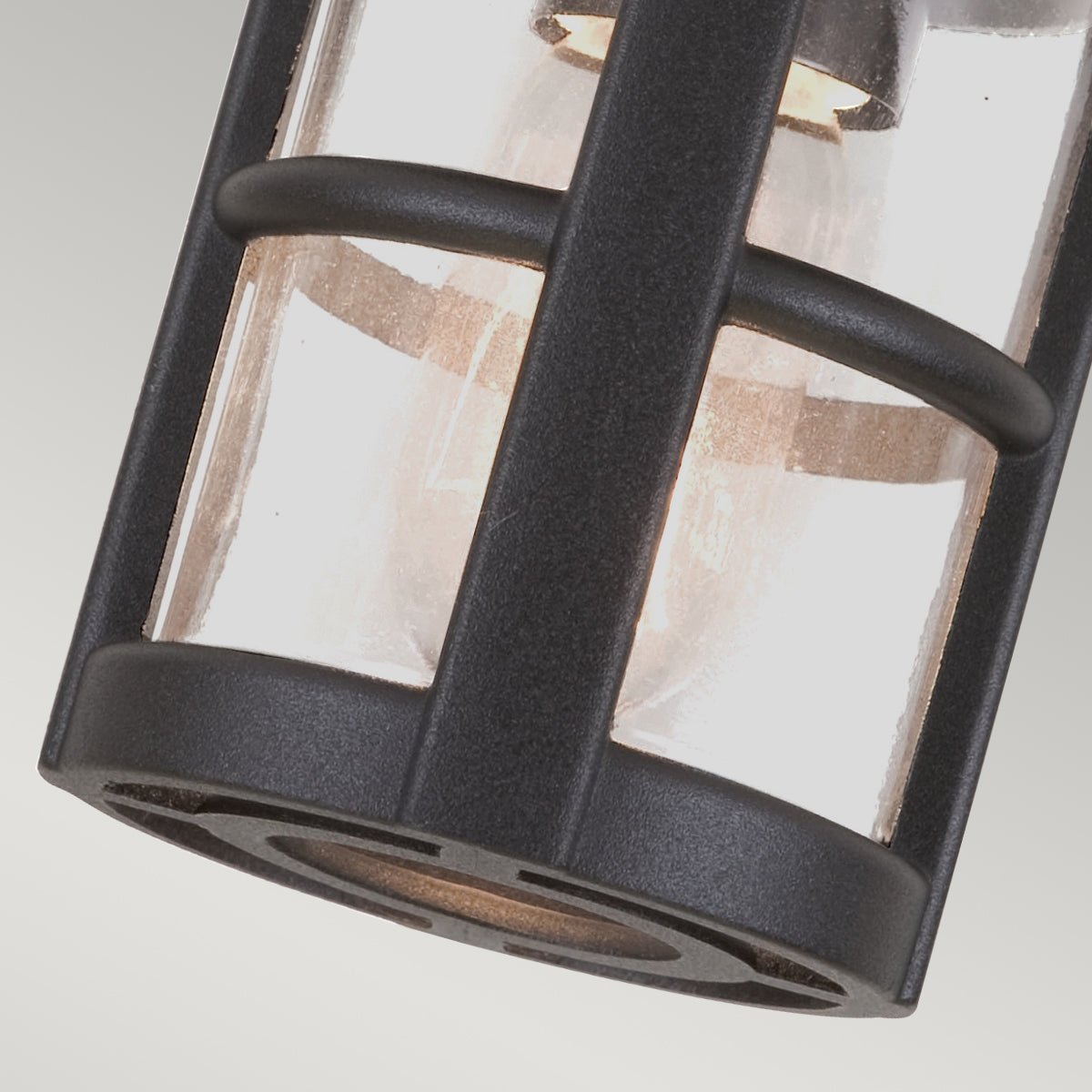 Hereford Kültéri Fekete Félig Süllyesztett Porch Lantern