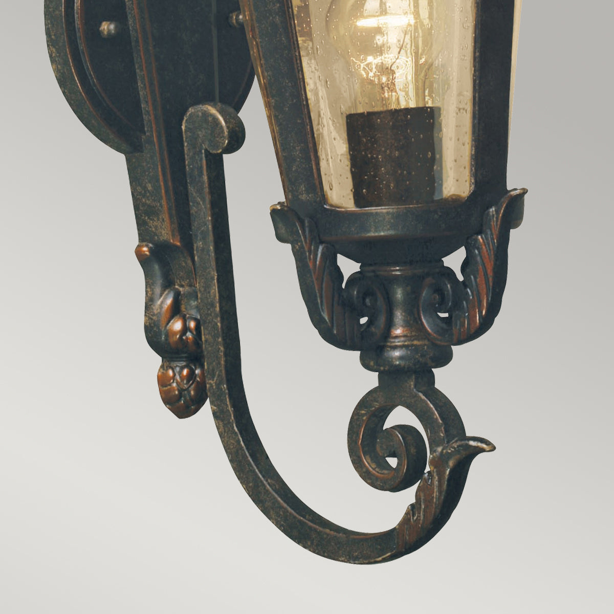 Baltimore Kültéri Bronz Fali Lantern Lámpa