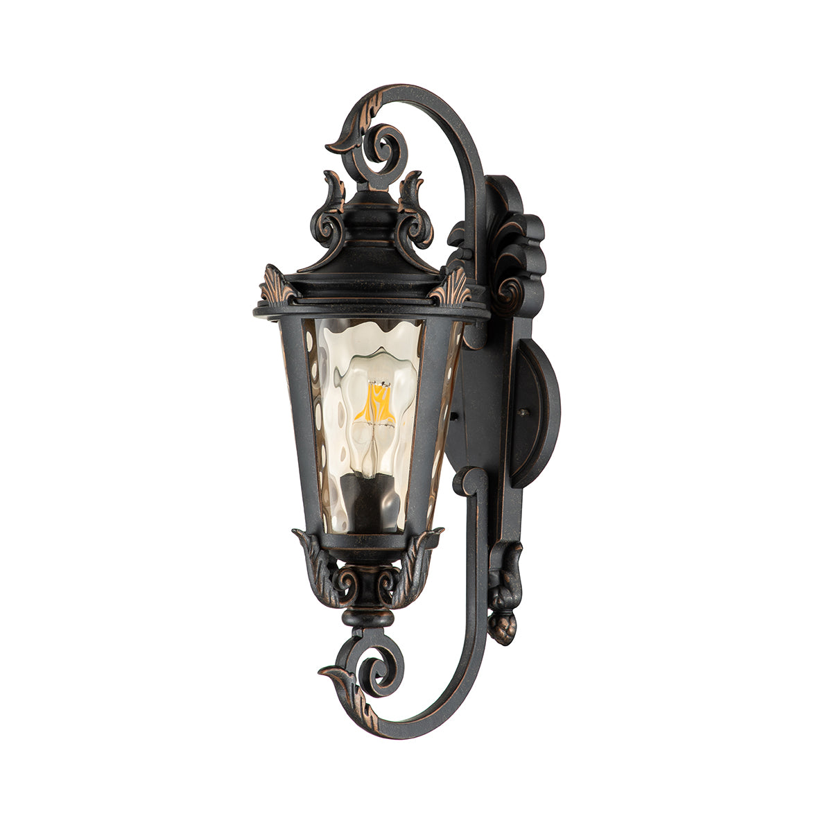 Baltimore Kültéri Bronz Fali Lantern Lámpa