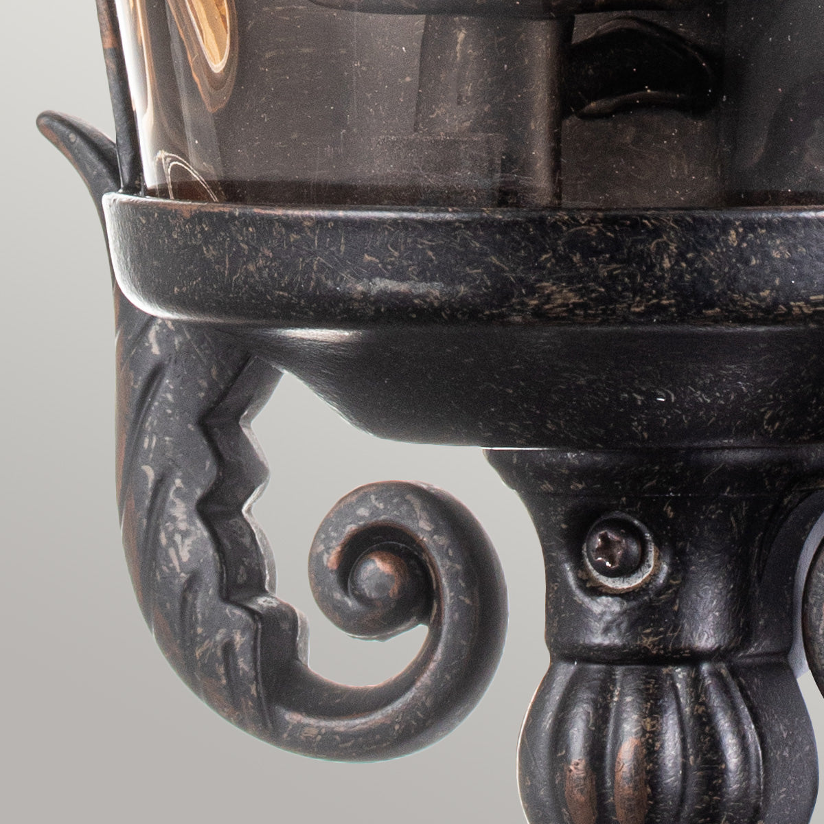 Baltimore Kültéri Bronz Fél Lantern Fali Lámpa