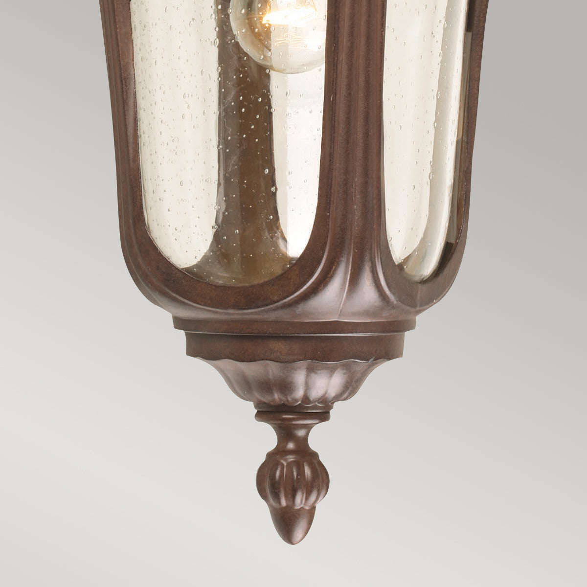 Chicago Kültéri Lefelé Néző Fali Lantern, Bronz