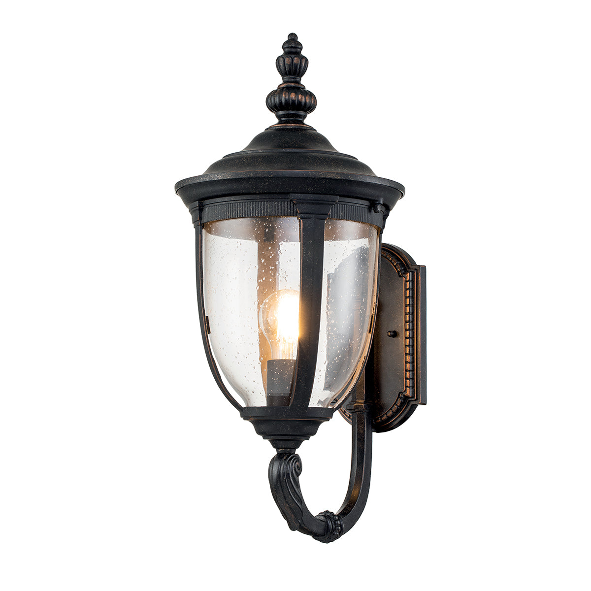 Cleveland Kültéri Fali Lantern, Bronz