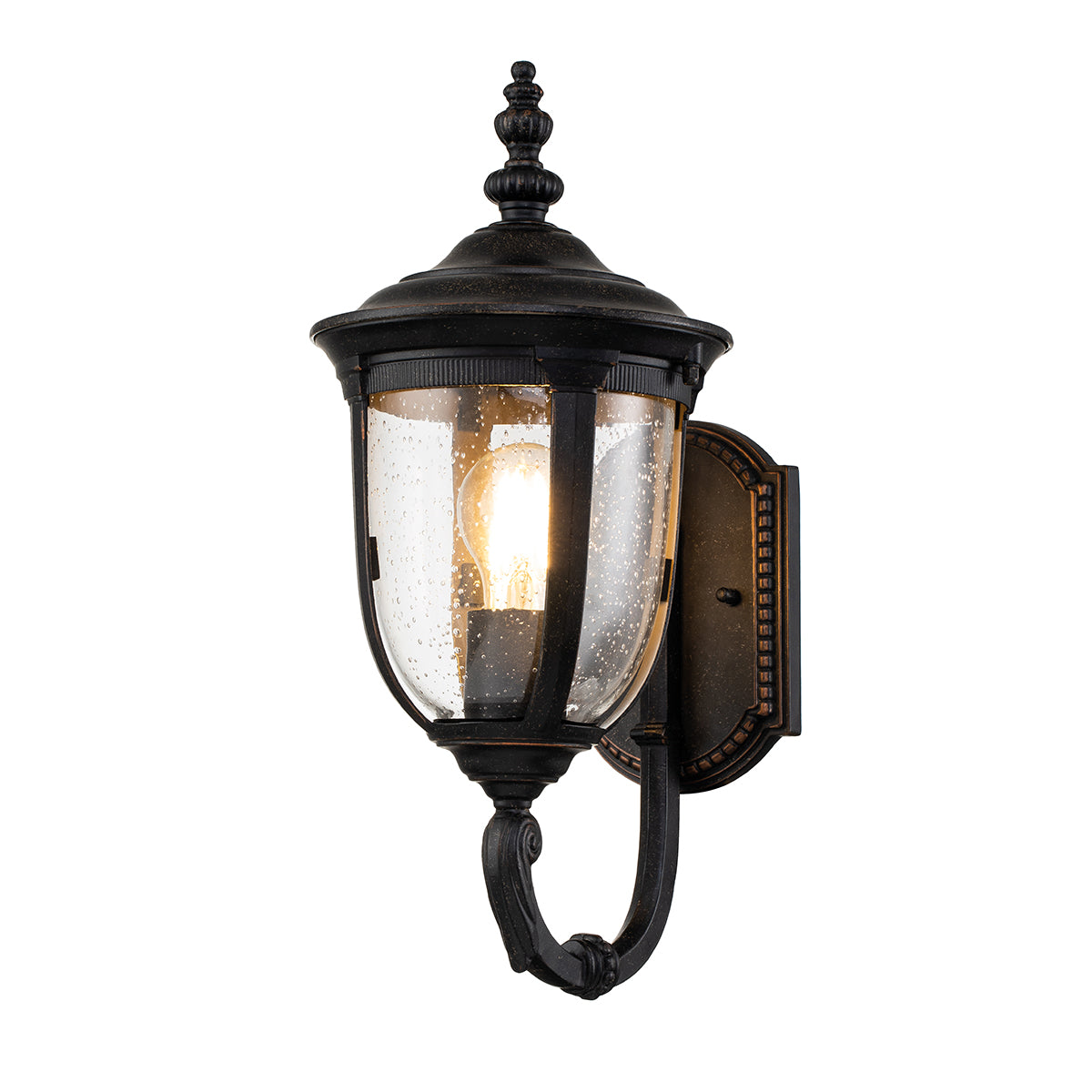Cleveland Kicsi Kültéri Fali Lantern Lámpa, Bronz