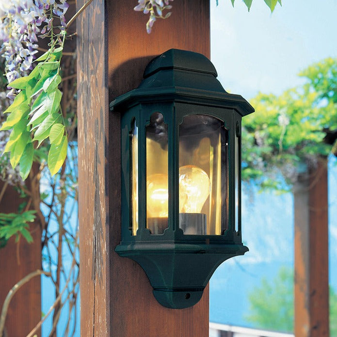 Chapel Kültéri Fekete Fél Lantern
