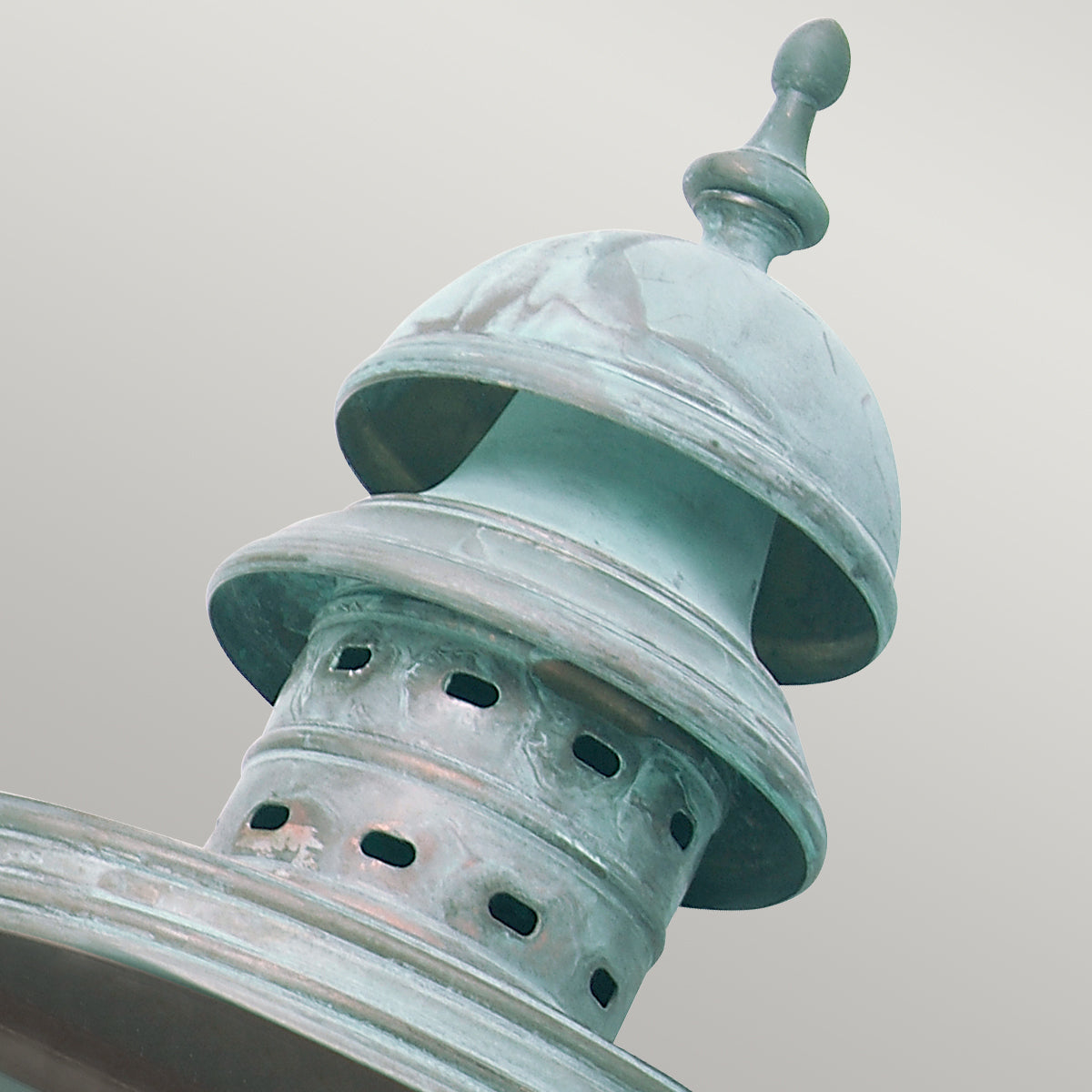 Lefelé Nézőing Street Kültéri Fali Lantern, Patina