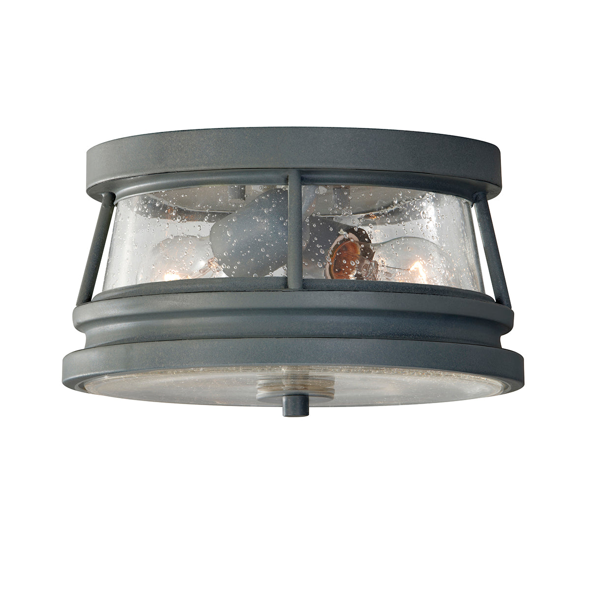 Chelsea Harbor Kültéri Szürke Twin Lamp SülIyesztett Mennyezeti Lámpa Lantern