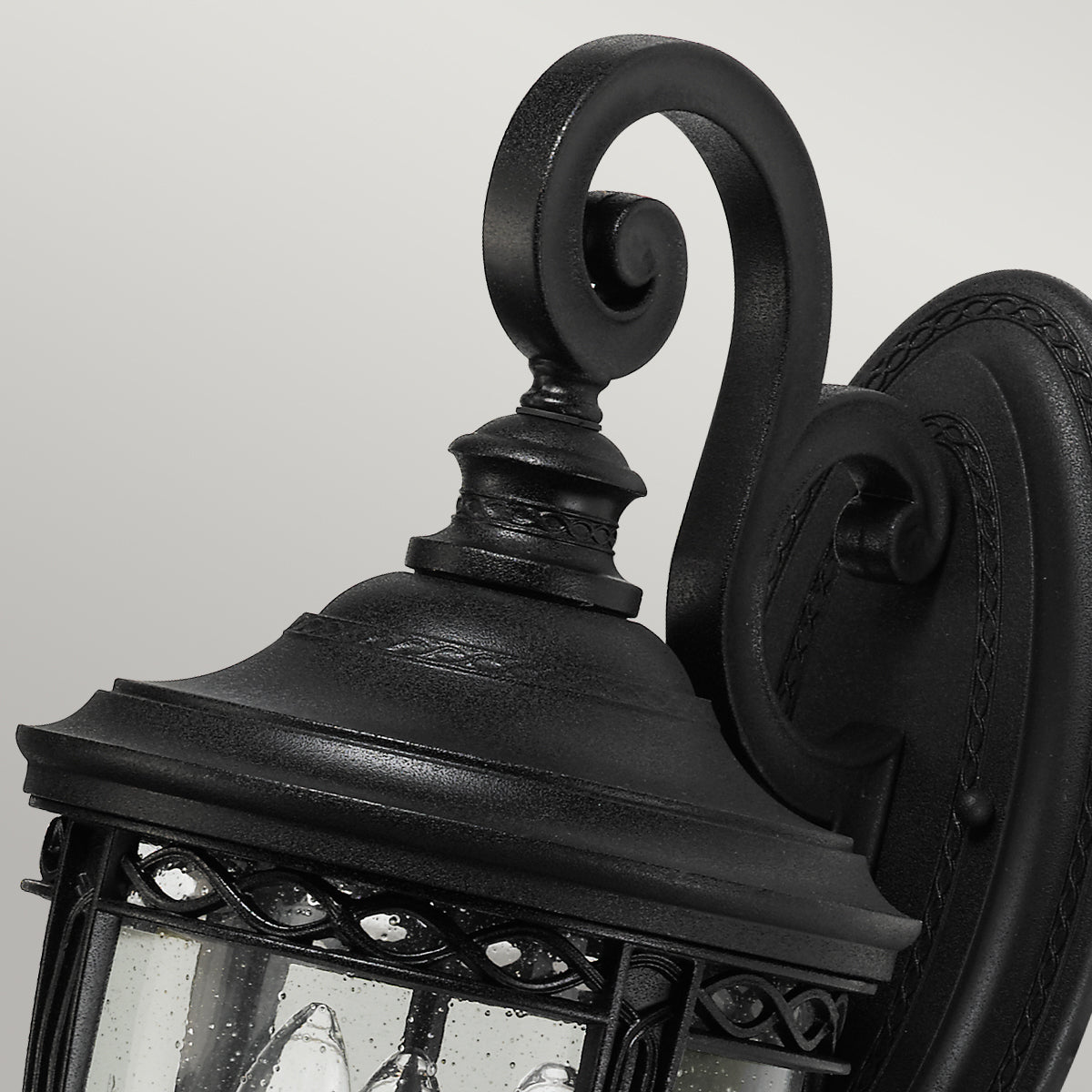 English Bridle Kültéri 3 Izzós Fekete Fali Lantern