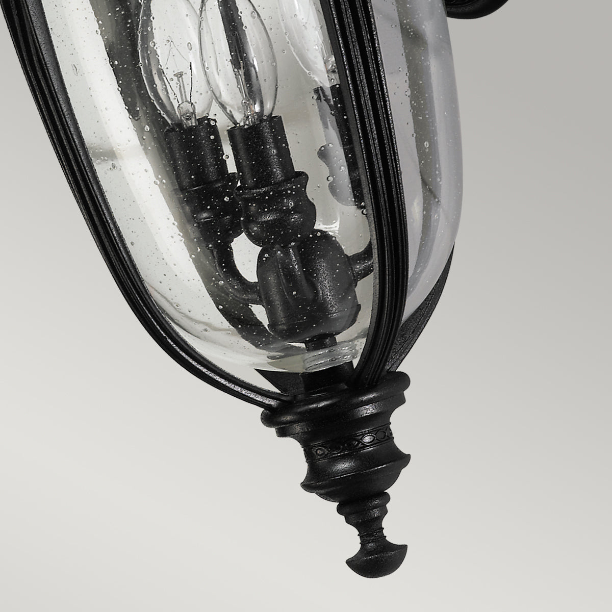 English Bridle Kültéri 3 Izzós Fekete Fali Lantern