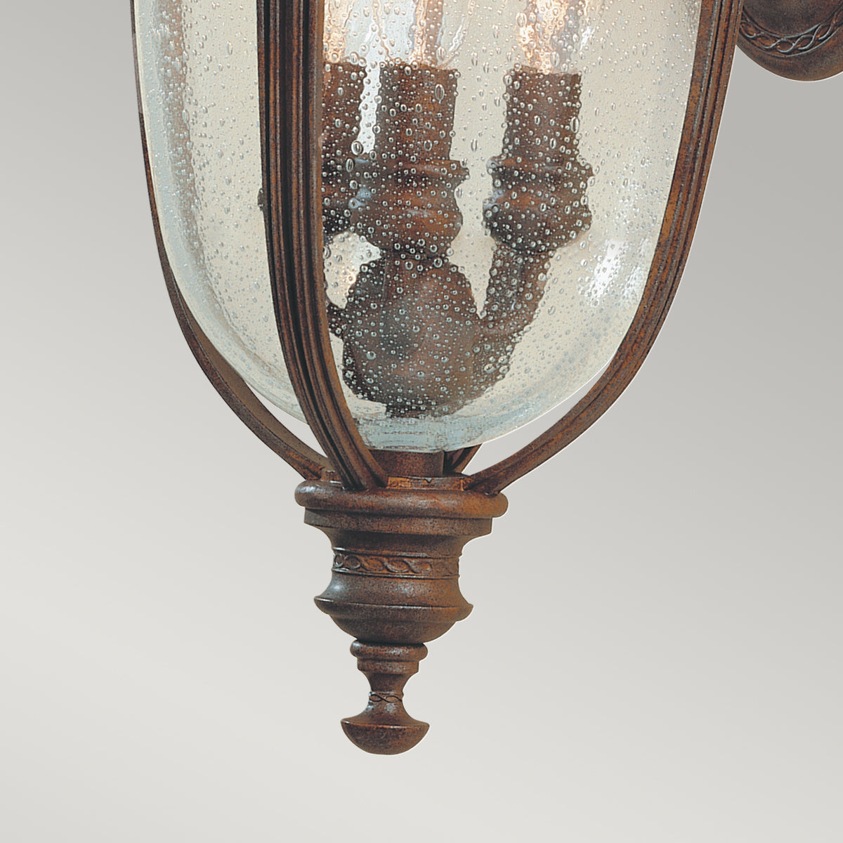 English Bridle Kültéri 3 Izzós Fali Lantern, Bronz