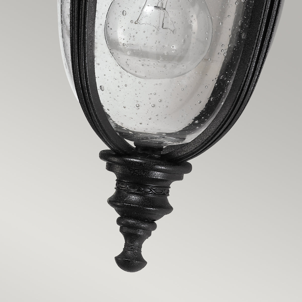 English Bridle Kültéri Kicsi Fali Lantern, Fekete