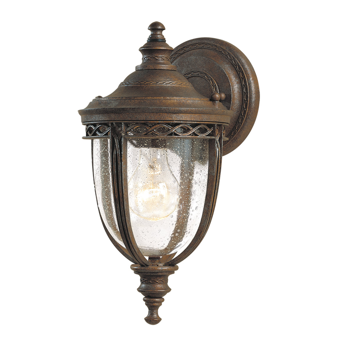 English Bridle Kültéri Kicsi Bronz Fali Lantern