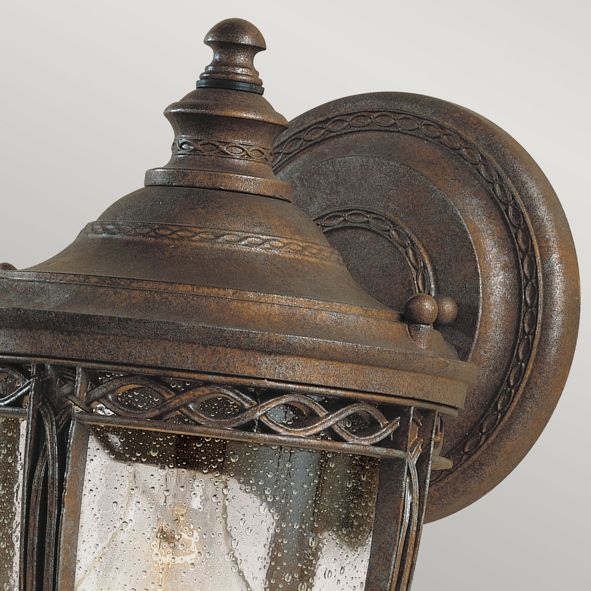 English Bridle Kültéri Kicsi Bronz Fali Lantern