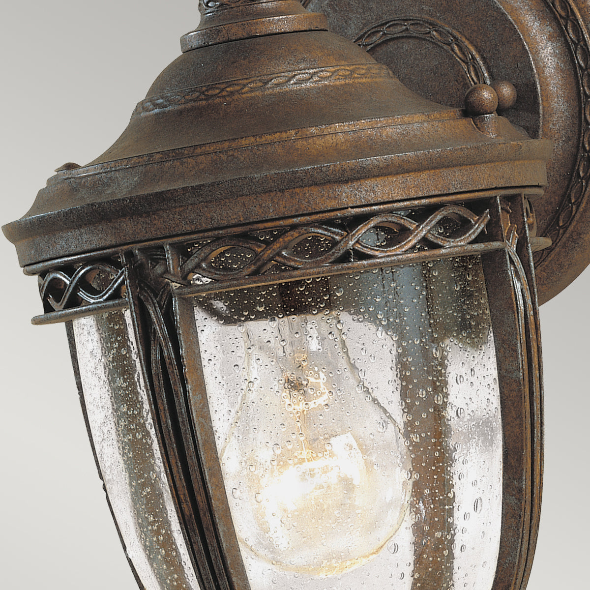 English Bridle Kültéri Kicsi Bronz Fali Lantern