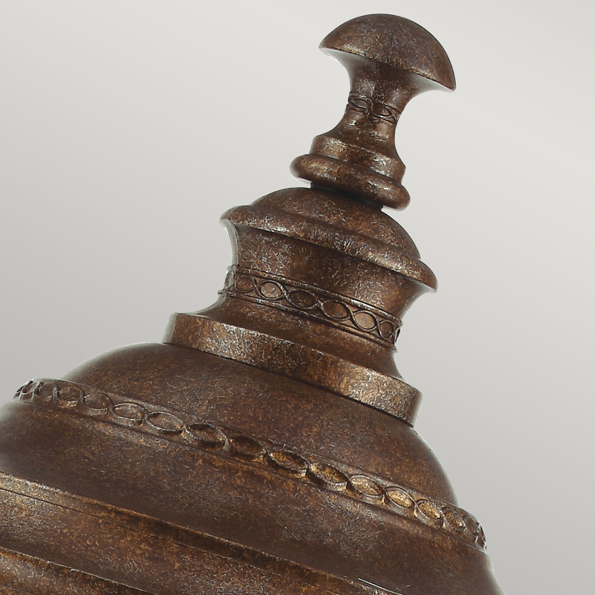 English Bridle Kültéri Nagy 3 Izzós Pedestal, Bronz