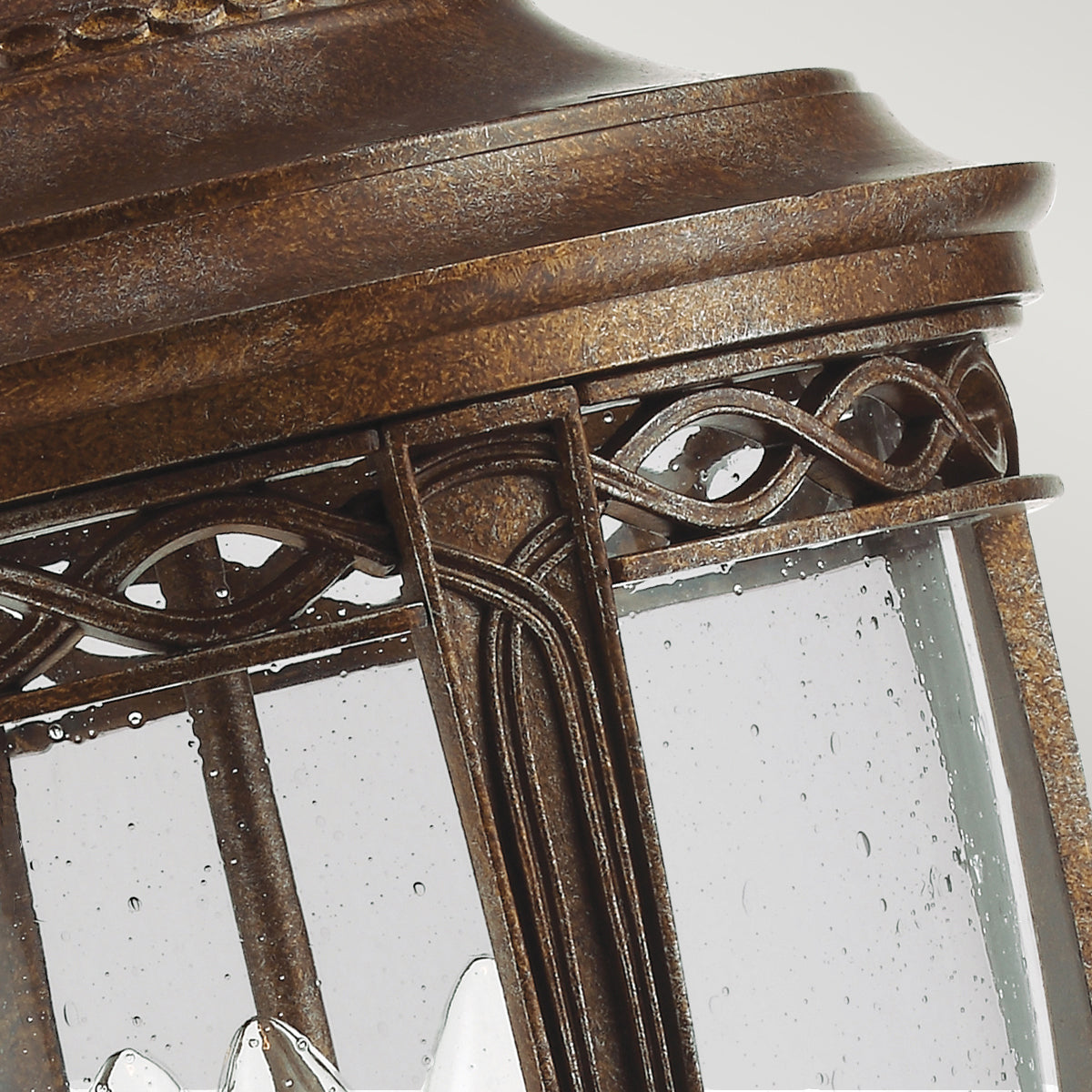 English Bridle Kültéri Nagy 3 Izzós Pedestal, Bronz