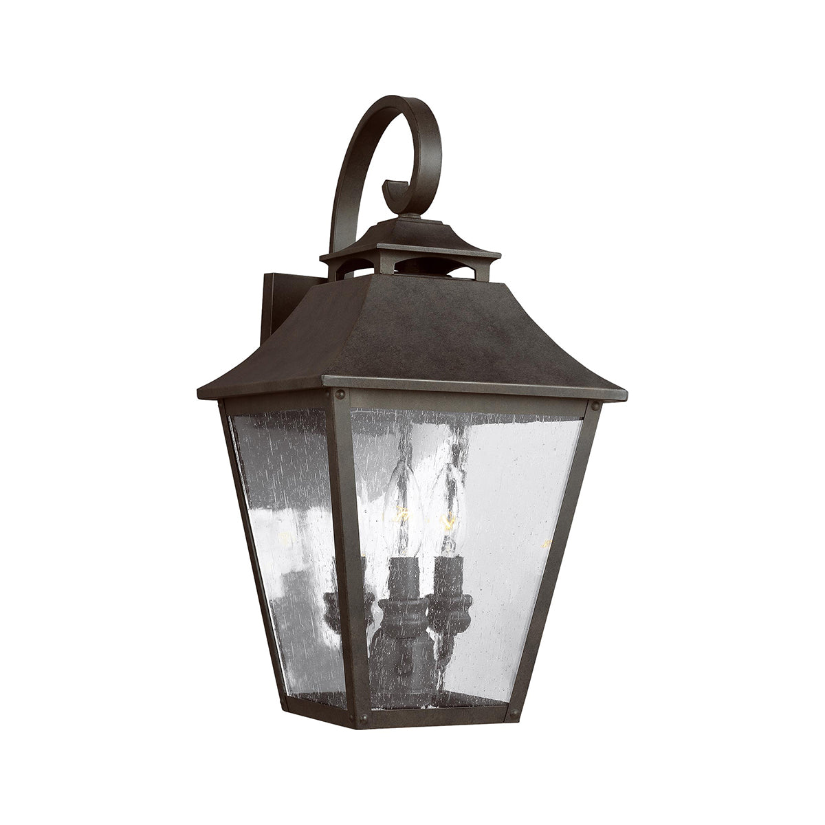 Galena 3 Izzós Kültéri Szürke Nagy Fali Lantern