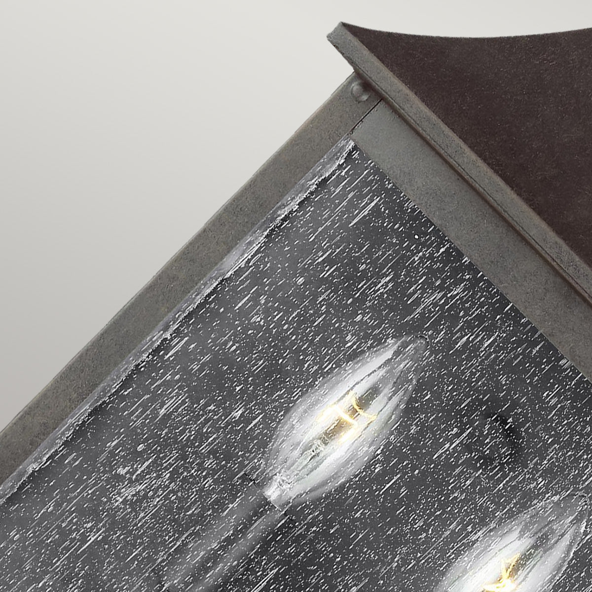 Galena 2 Izzós Kültéri Szürke Fél Lantern Lámpa