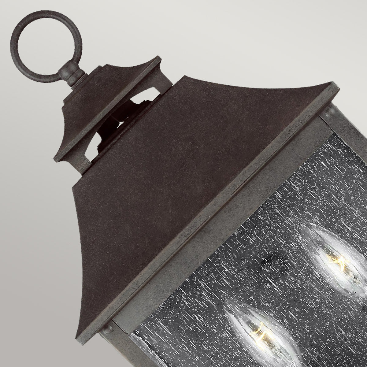 Galena 2 Izzós Kültéri Szürke Fél Lantern Lámpa