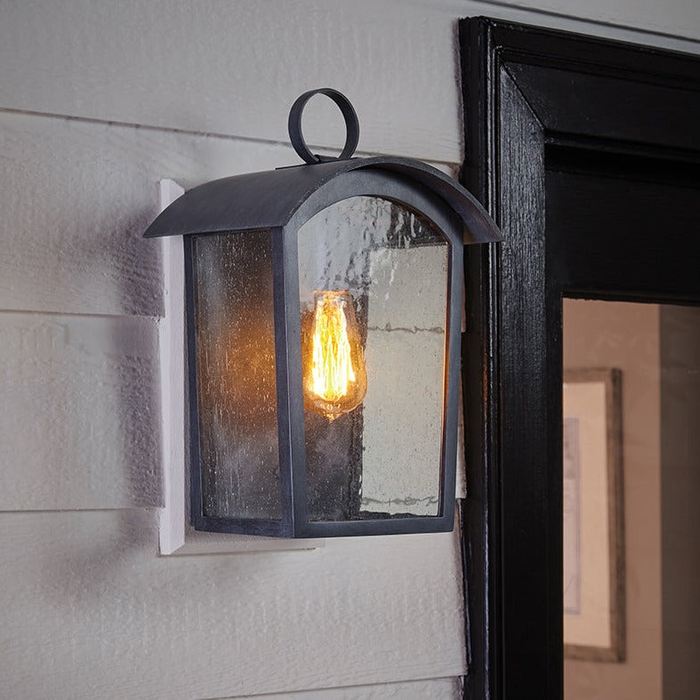 Hodges Kültéri Nagy Fekete Fali Lantern