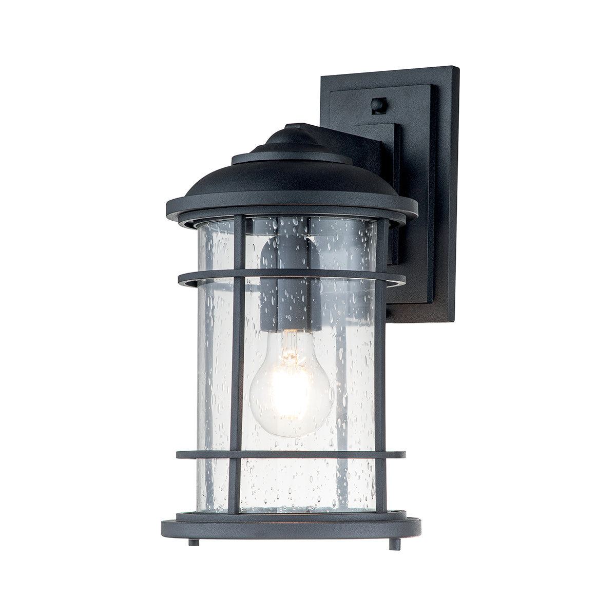 Lighthouse Fekete Kültéri Lantern Fali Lámpa