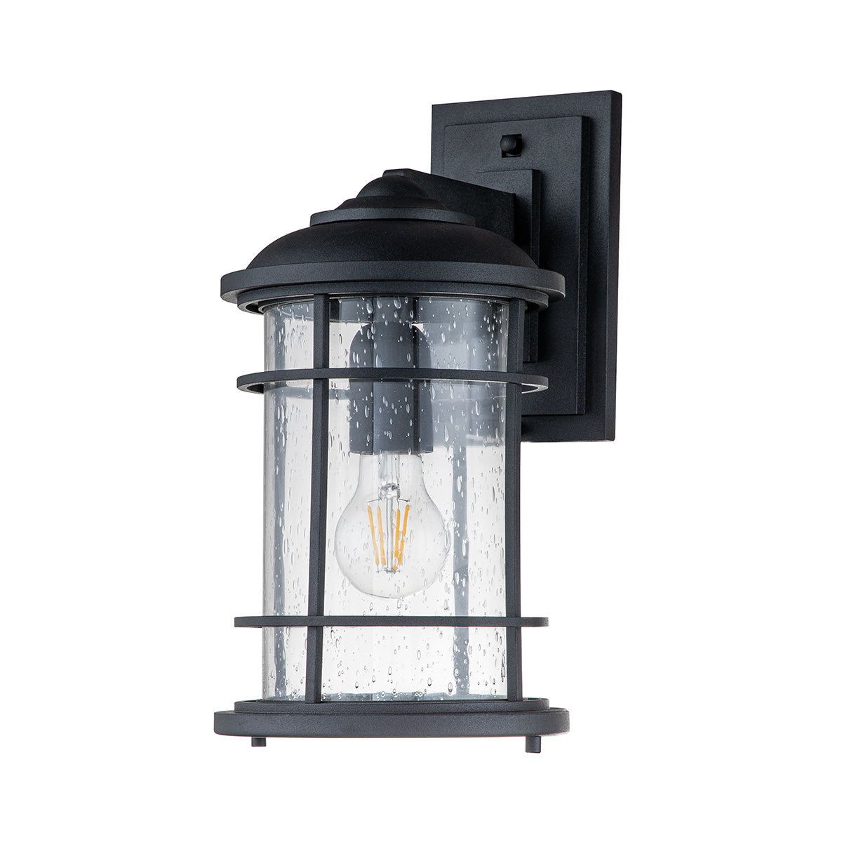 Lighthouse Fekete Kültéri Lantern Fali Lámpa