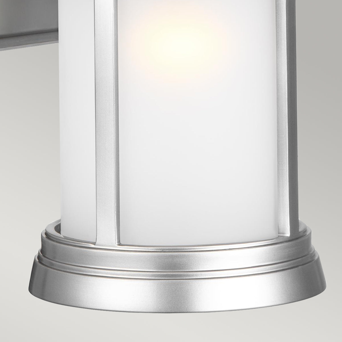 Newport Kültéri Ezüst Fali Lantern, Acél