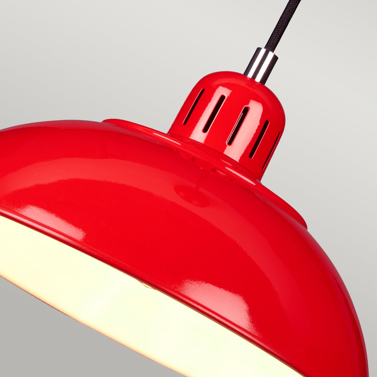 Franklin Industrial Red Mennyezeti FüggőLámpa