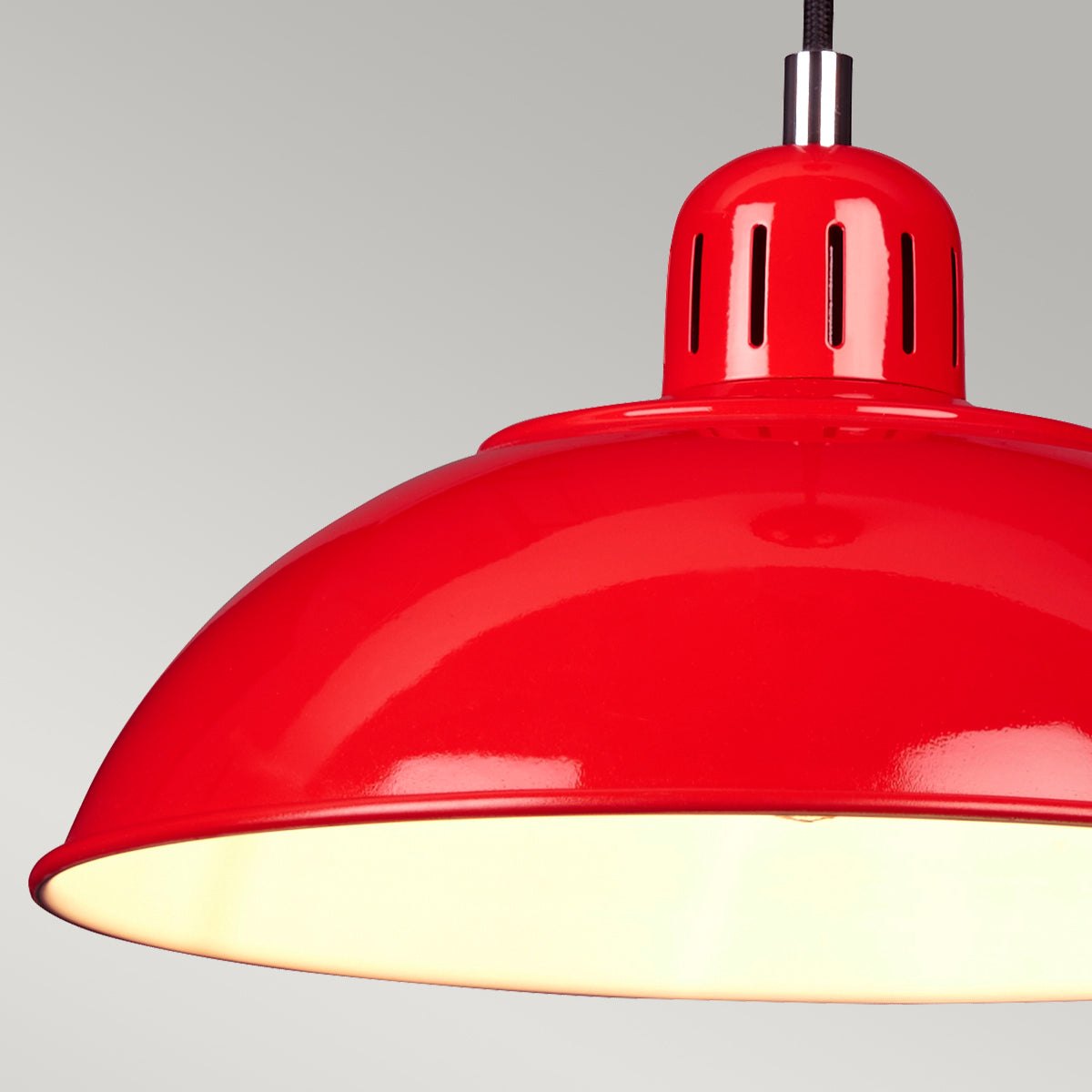 Franklin Industrial Red Mennyezeti FüggőLámpa