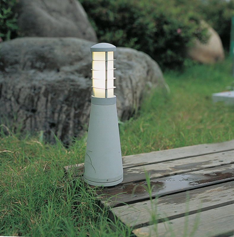 Beta LED Kültéri Aluminium 4-Ring Ezüst Bollard