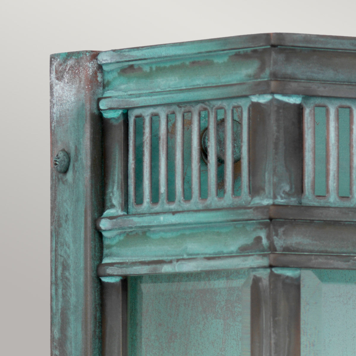 Holborn Patina Kültéri Kettős Fél Lantern Fali Lámpa
