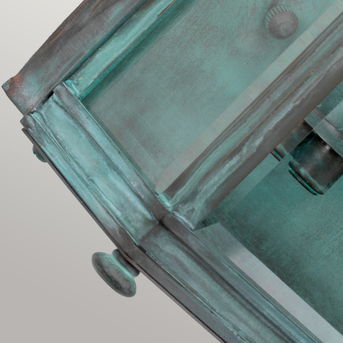 Holborn Patina Kültéri Kettős Fél Lantern Fali Lámpa