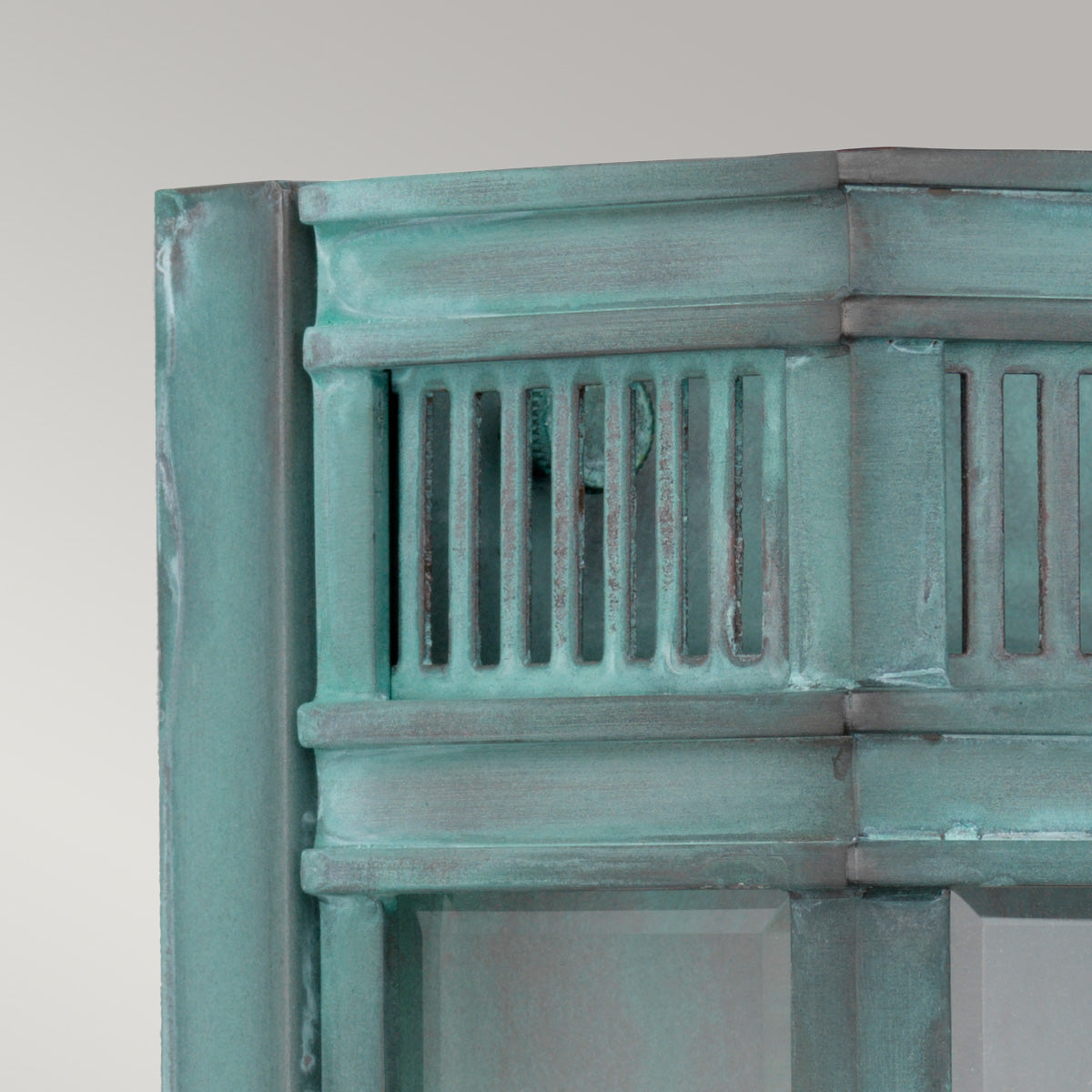 Holborn Kicsi Kültéri Patina Fél Lantern Fali Lámpa