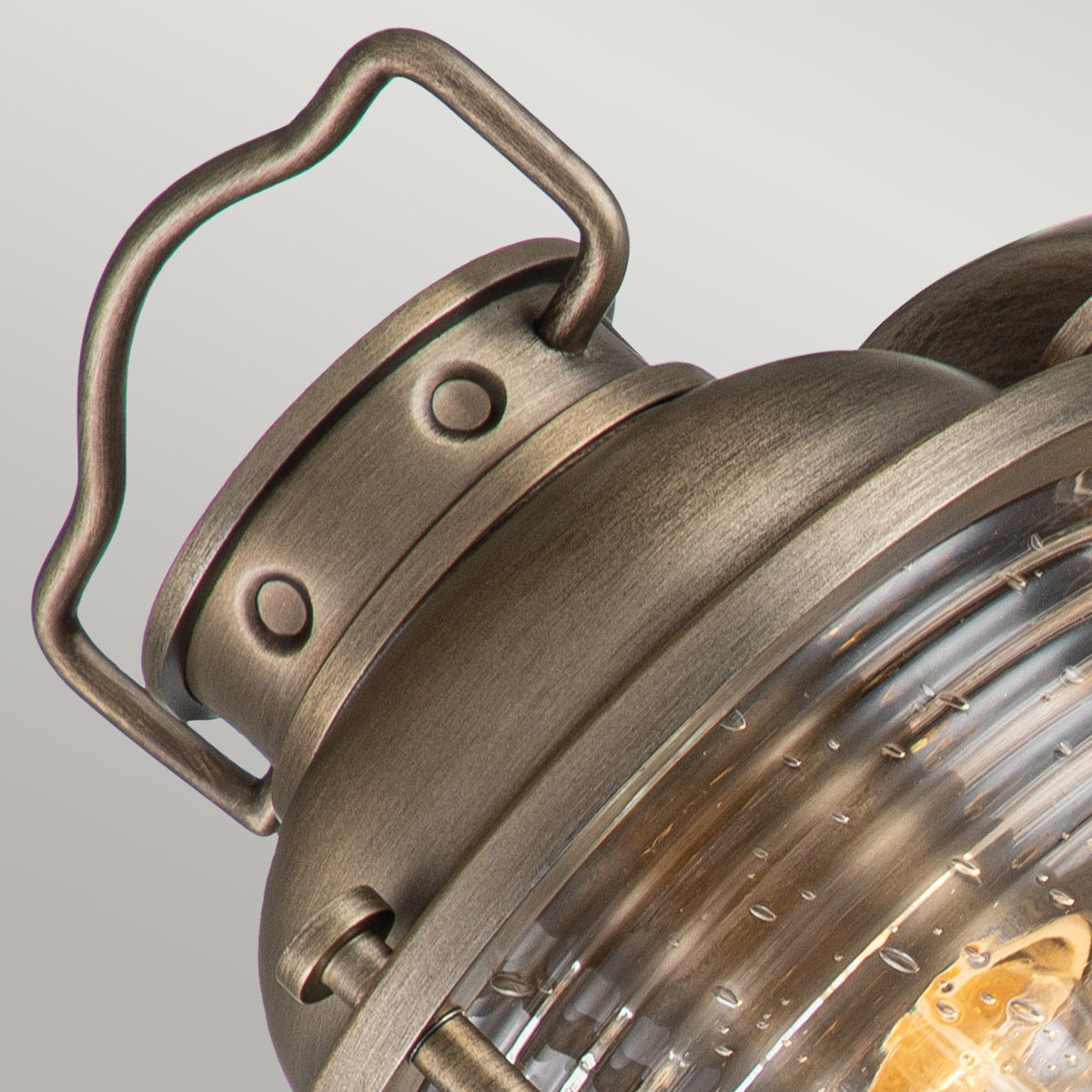 Hamulés Bay Bronz Kültéri 1 Lámpa Kicsi Fali Lantern