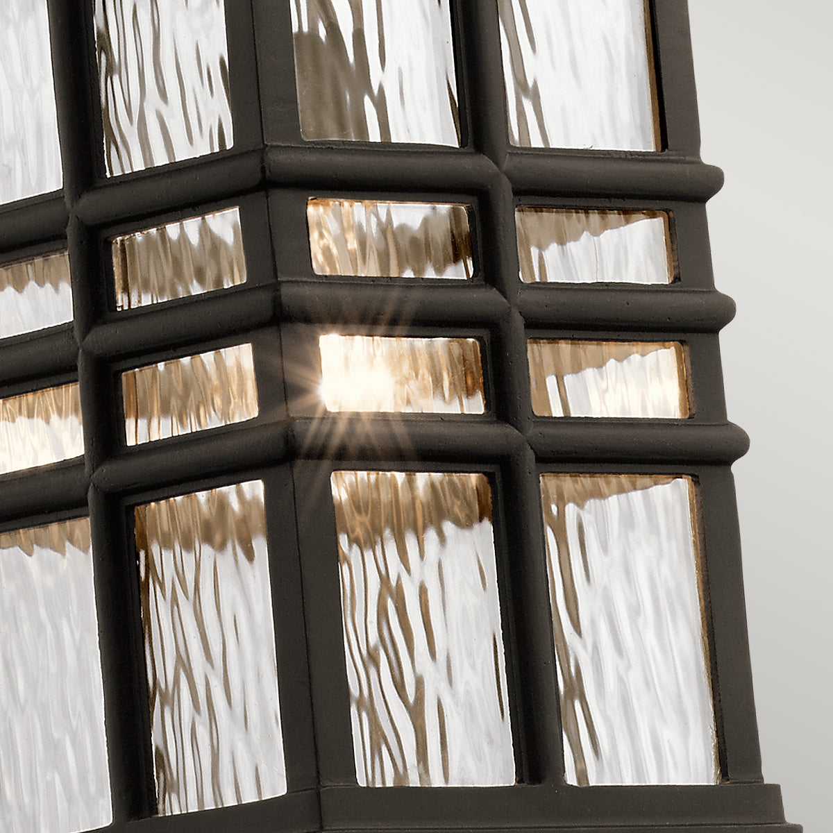 Beacon Kültéri Négyzet Alakú Bronz Függő Mennyezeti Lantern