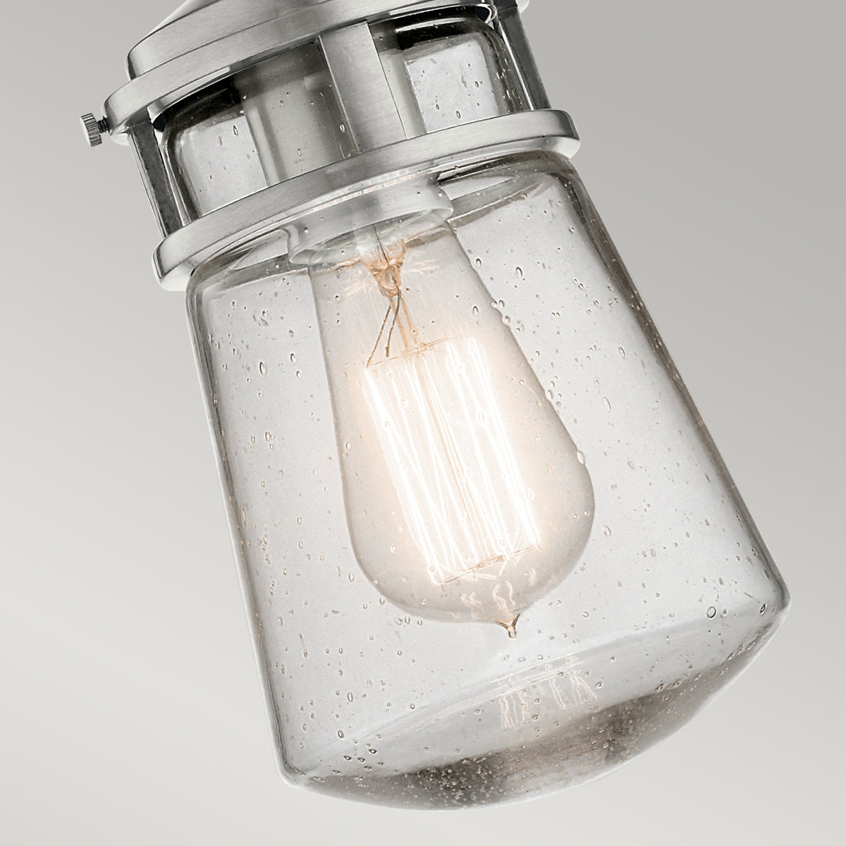 Lyndon Kültéri Kicsi Ezüst Függő Lantern, Aluminium