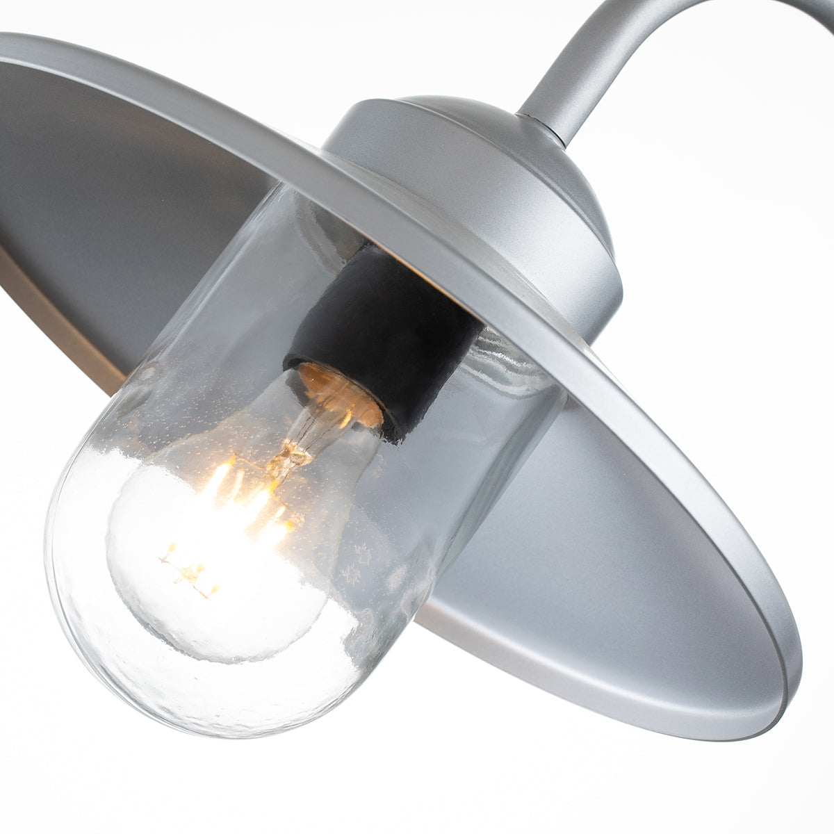 Klampenborg Kültéri PIR Fali Lantern, Ezüst
