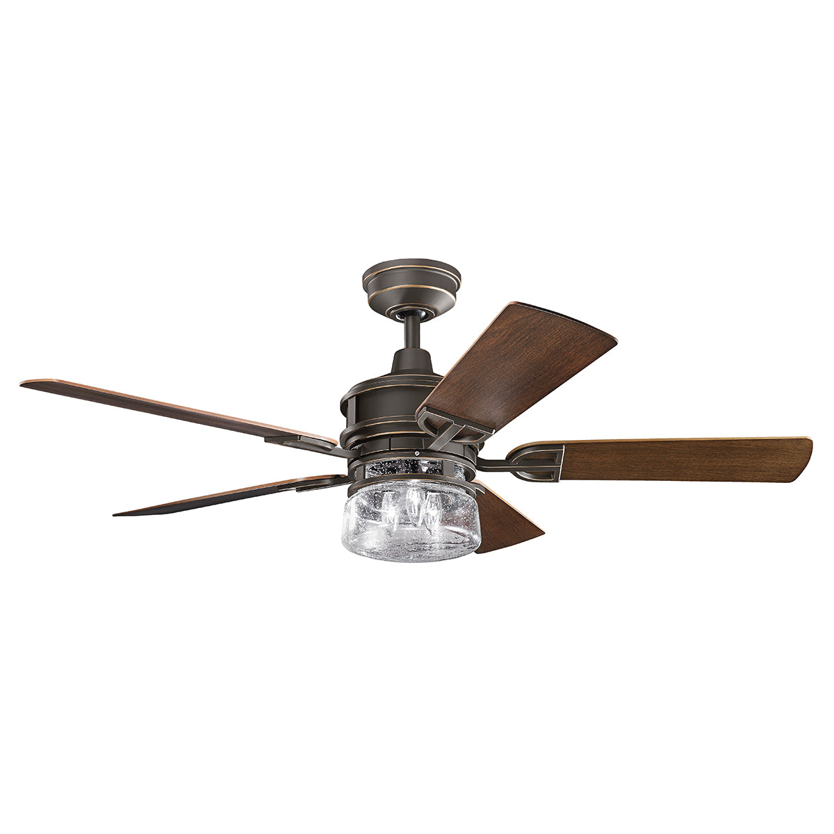 Kichler Lyndon Patio 132cm Mennyezeti Ventilátor, 3 Izzós & Távirányítóval - Olde Bronz