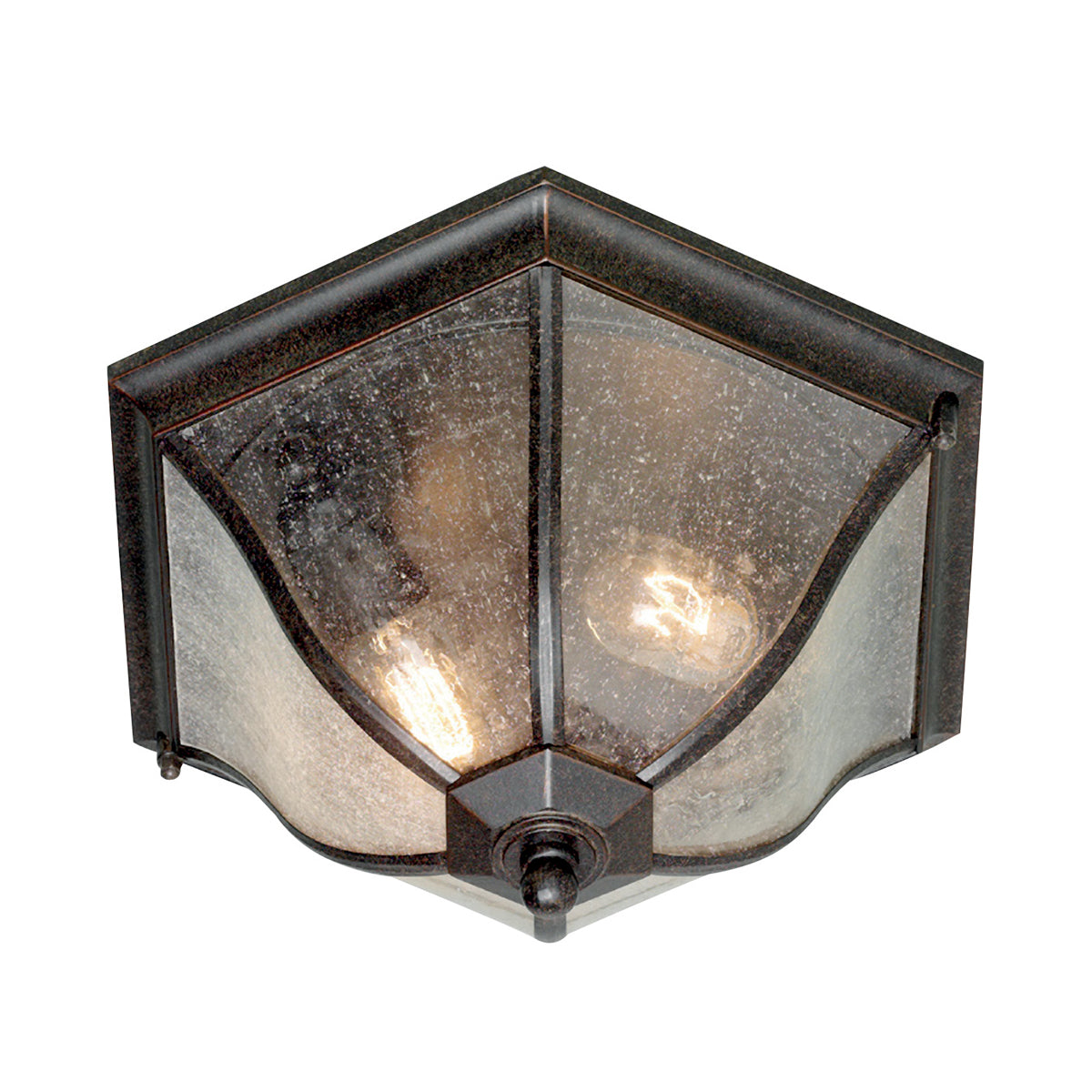New Englés Kültéri Süllyesztett Mennyezeti Lantern, Bronz