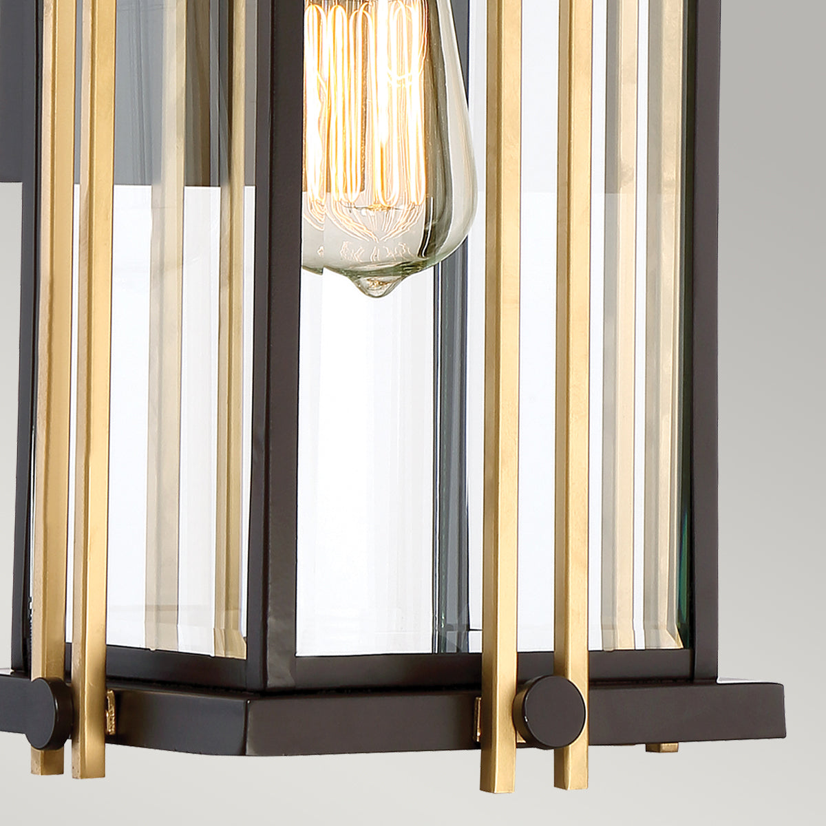 Aranyenrod Kültéri Bronz Fali Lantern Lámpa