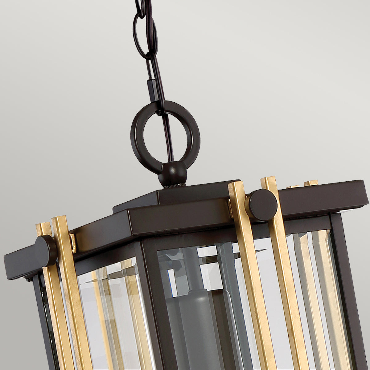 Aranyenrod Kültéri Függő Lantern Lámpa, Bronz