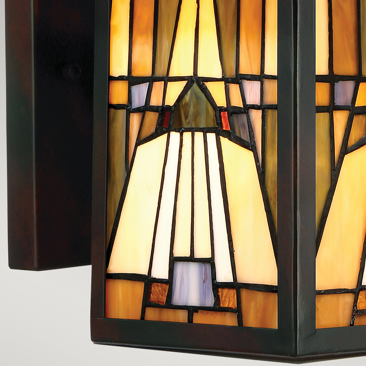 Inglenook Tiffany Kültéri Fali Lantern Lámpa