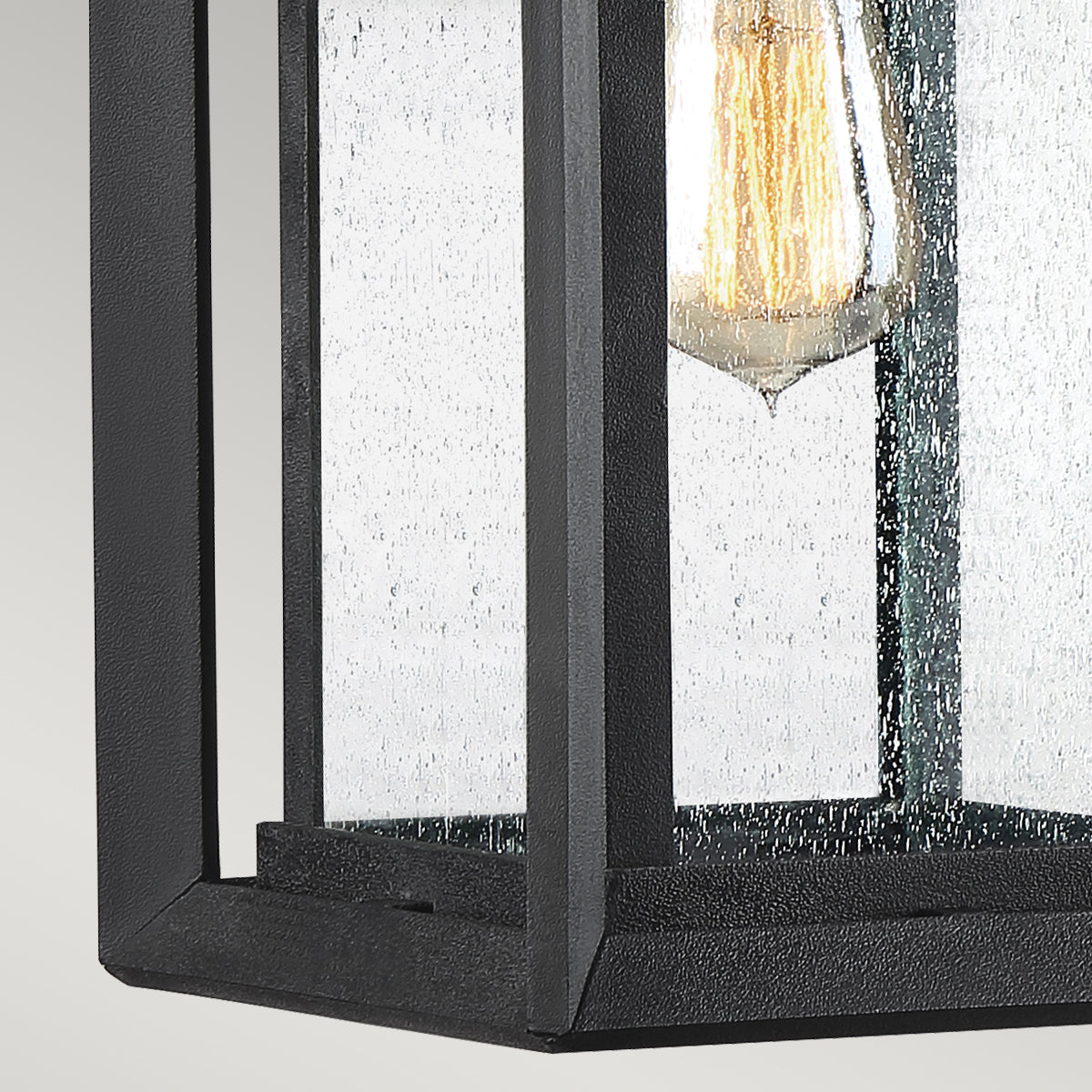 Wakefield Fekete Kültéri Fali Lantern Lámpa