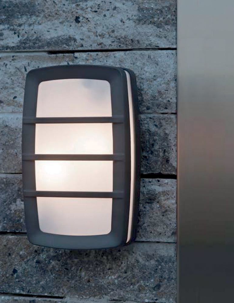 Sven Szürke Kültéri Fali Lantern Lámpa