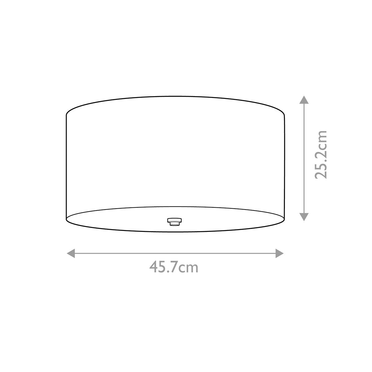 Fletcher 46cm Ivory Mennyezeti Lámpa, Régi Antikolt Sárgaréz Vég Dísszel