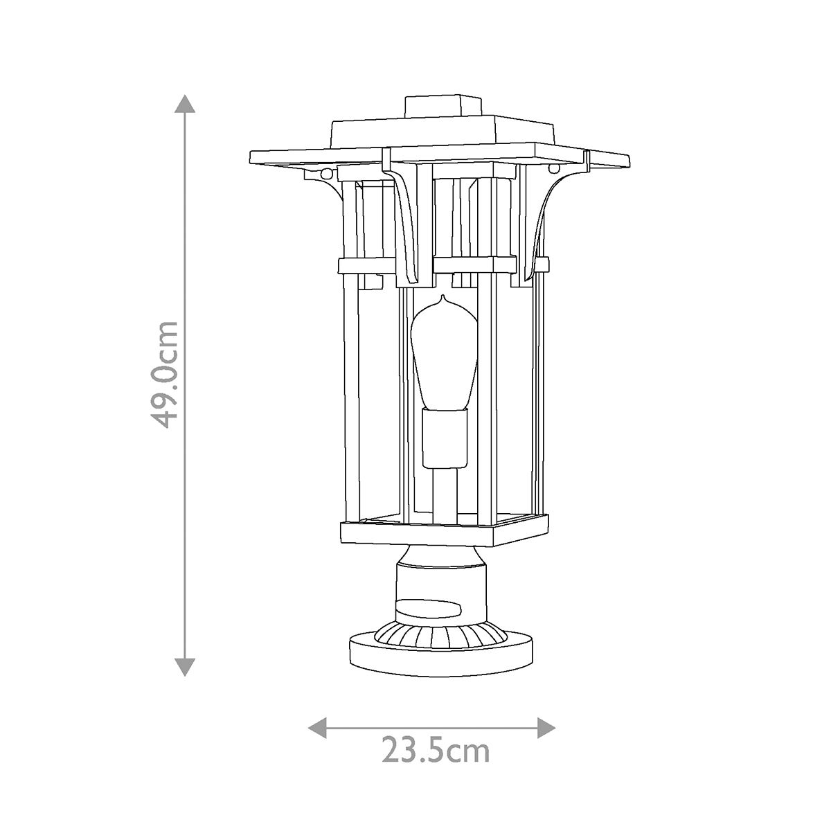 Manhattan Kültéri Bronz Pedestal