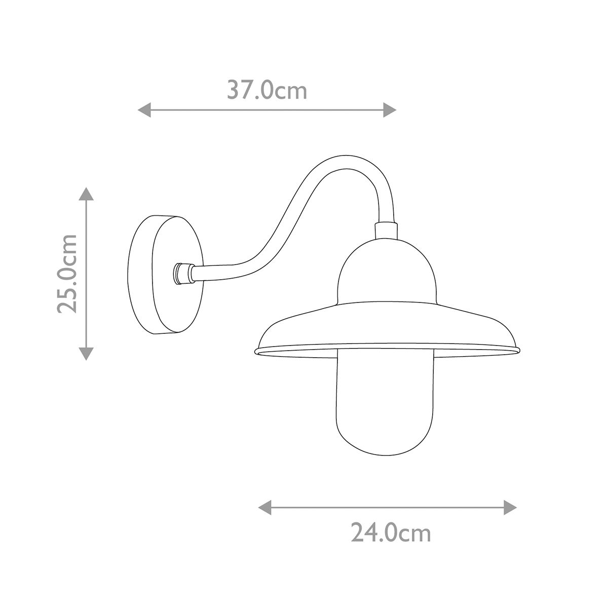 Somerton Antikolt Sárgaréz Kültéri Fali Lantern, Lámpa